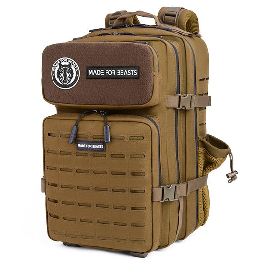 45L Gym Backpack Khaki - Made For Beasts